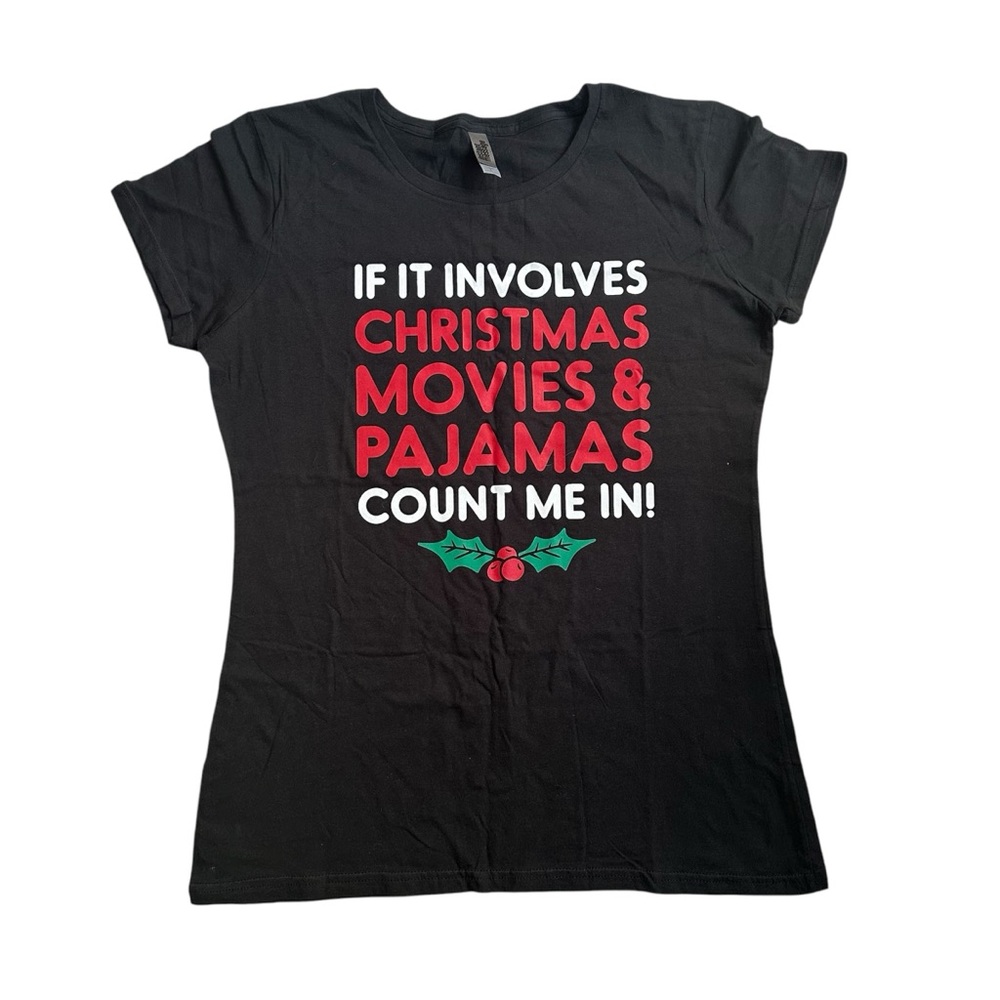 Instant Message Christmas Tee Size Large